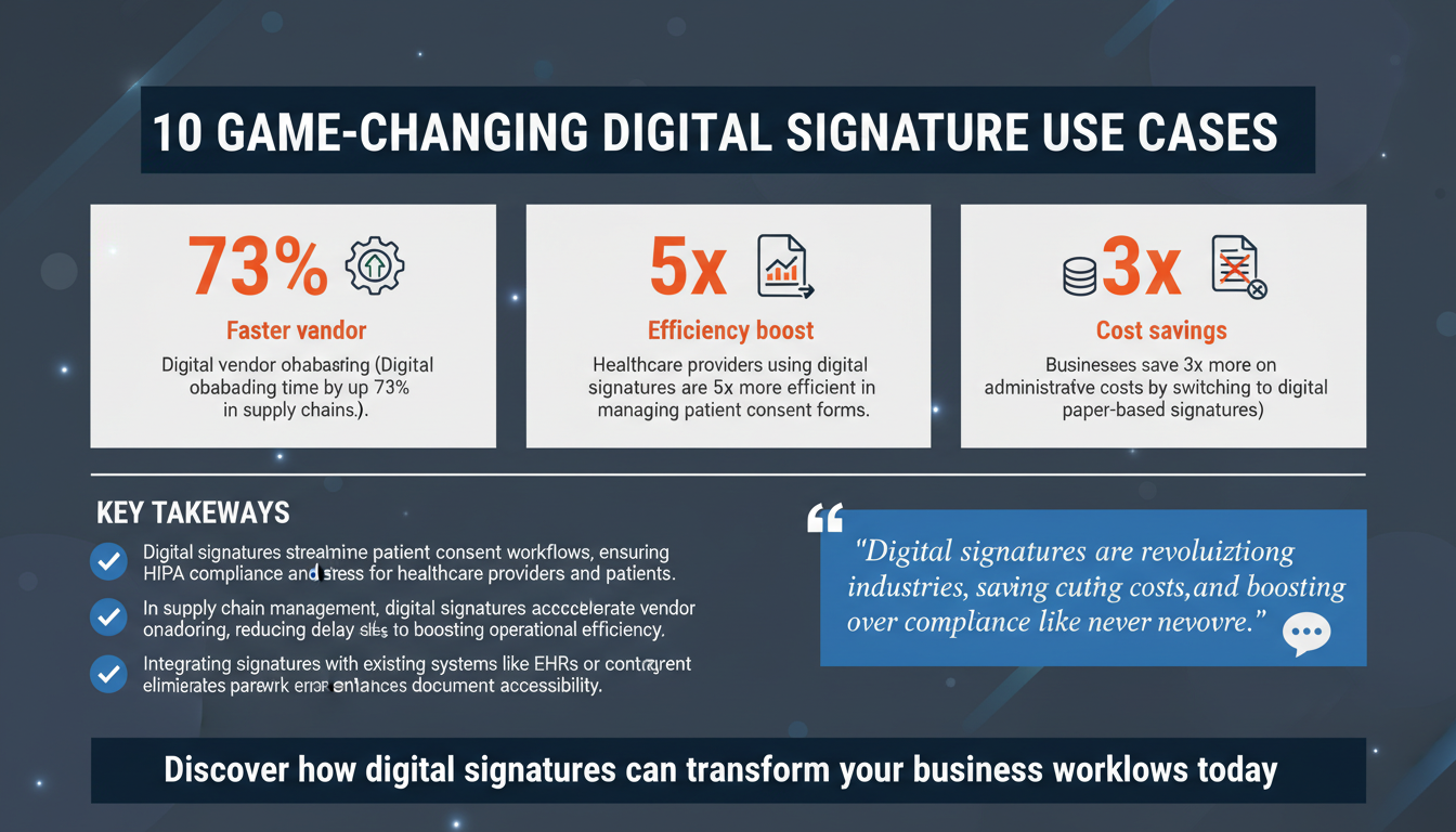 10 Industry-Specific Use Cases for Digital Signatures You Haven’t Considered Yet