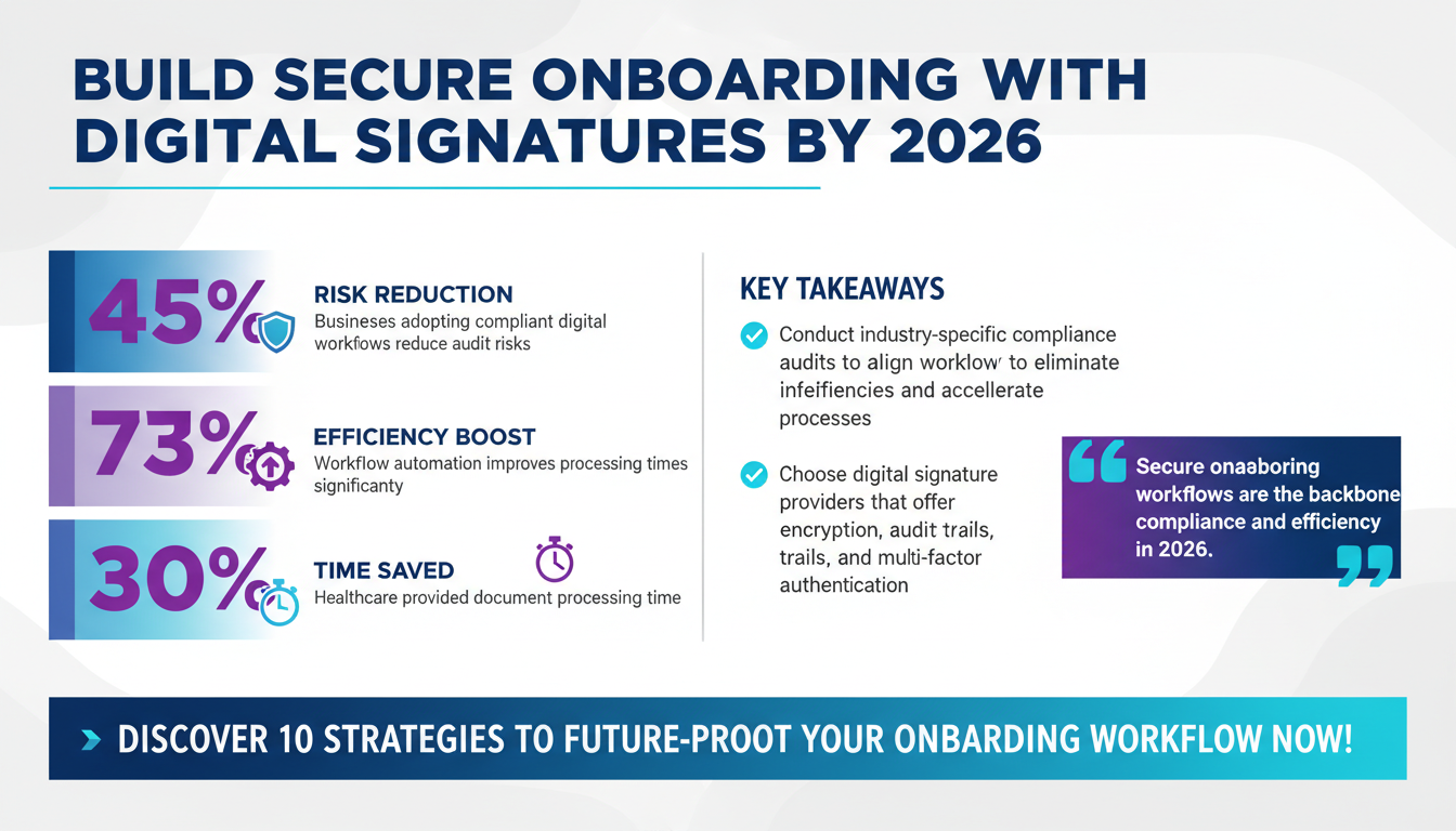 10 Ways to Build a Secure and Compliant Onboarding Workflow with Digital Signatures in 2026