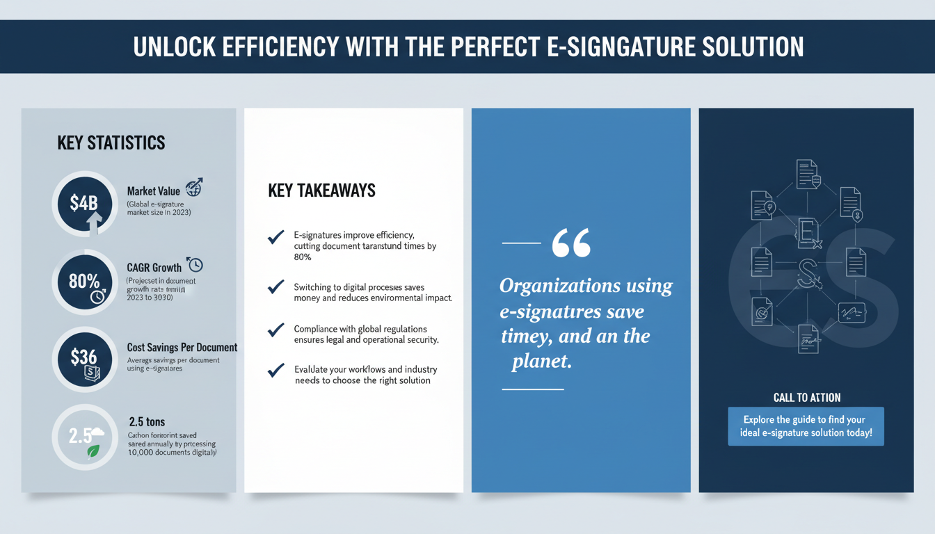 How to Choose the Right Electronic Signature Solution for Your Business Needs: A Comprehensive Guide