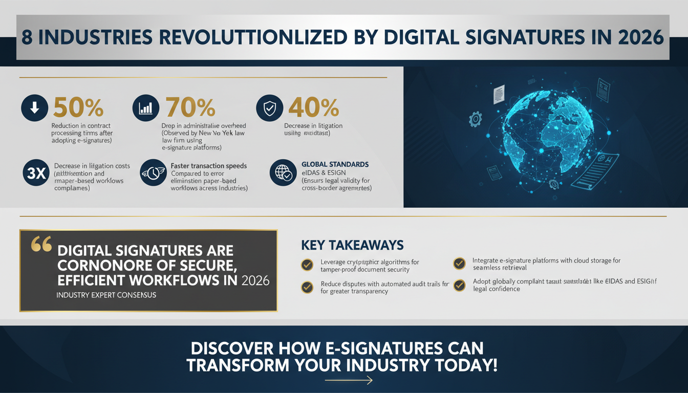 The Top 8 Industry-Specific Challenges Solved by Digital Signatures in 2026