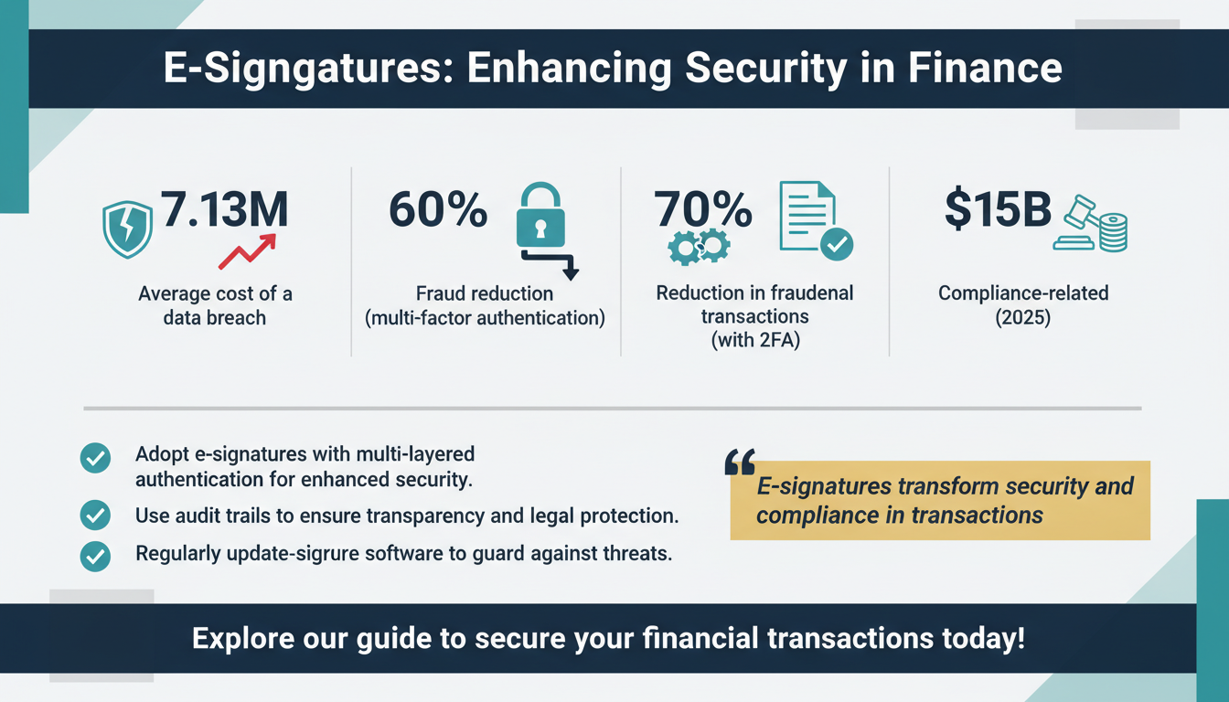 How E-Signatures Improve Security and Compliance in Financial Transactions
