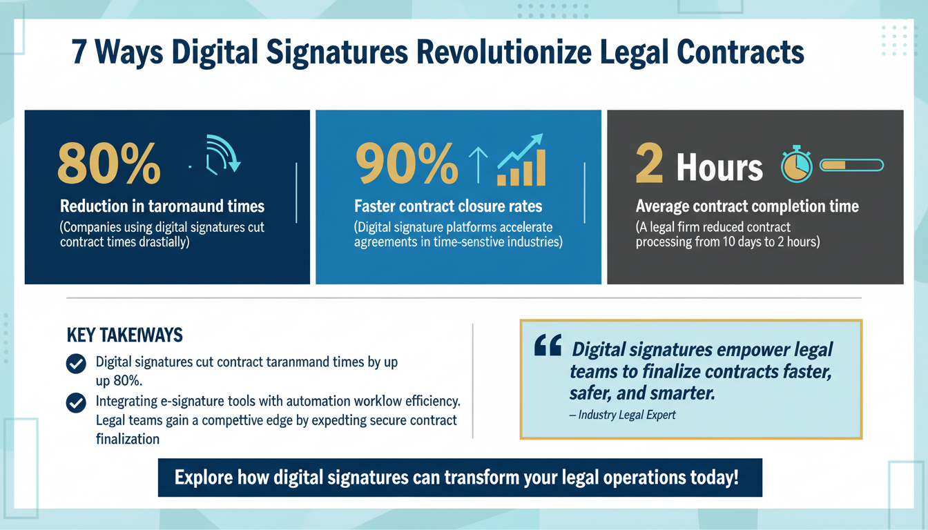 7 Ways Digital Signatures Empower Legal Teams to Manage Contracts More Efficiently
