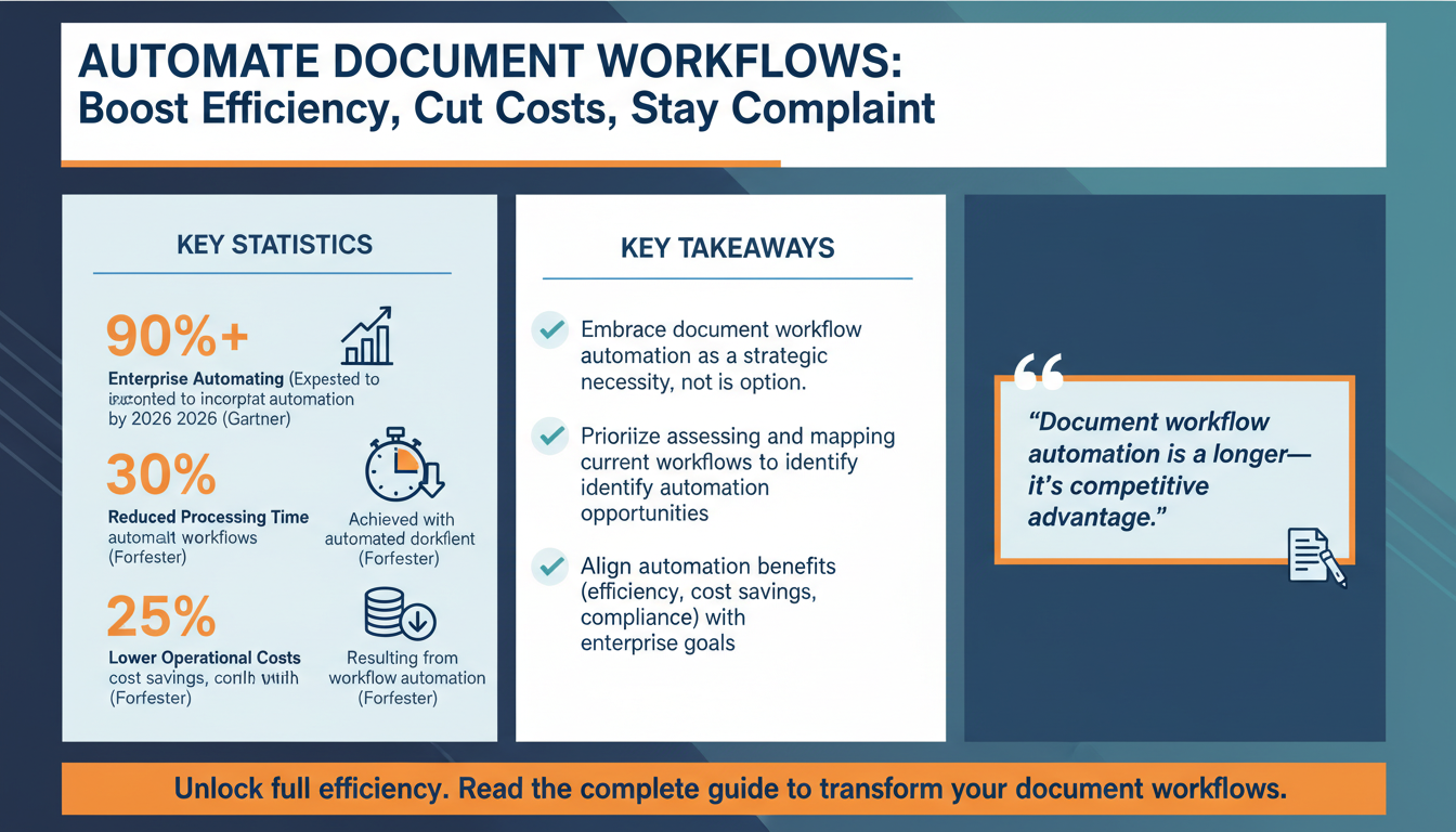 A Step-by-Step Guide to Automating Document Workflows for Enterprises