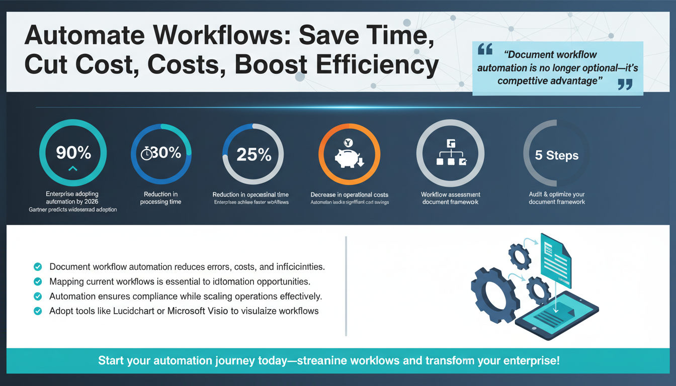 A Step-by-Step Guide to Automating Document Workflows for Enterprises