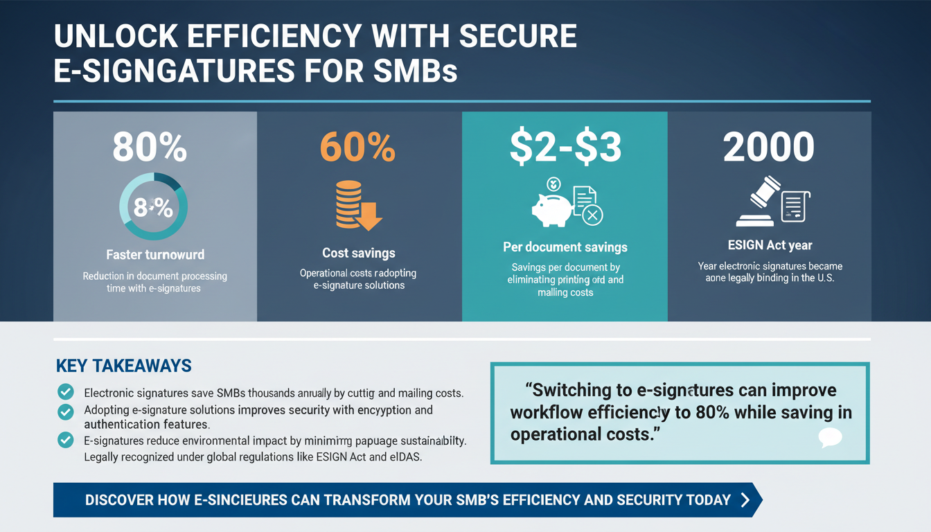 The Beginner’s Guide to Secure and Legally Binding Electronic Signatures for SMBs