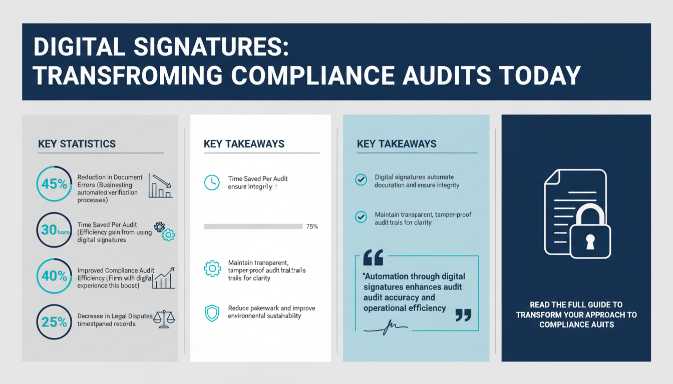10 Ways Digital Signatures Streamline Compliance Audits for Businesses in Regulated Industries