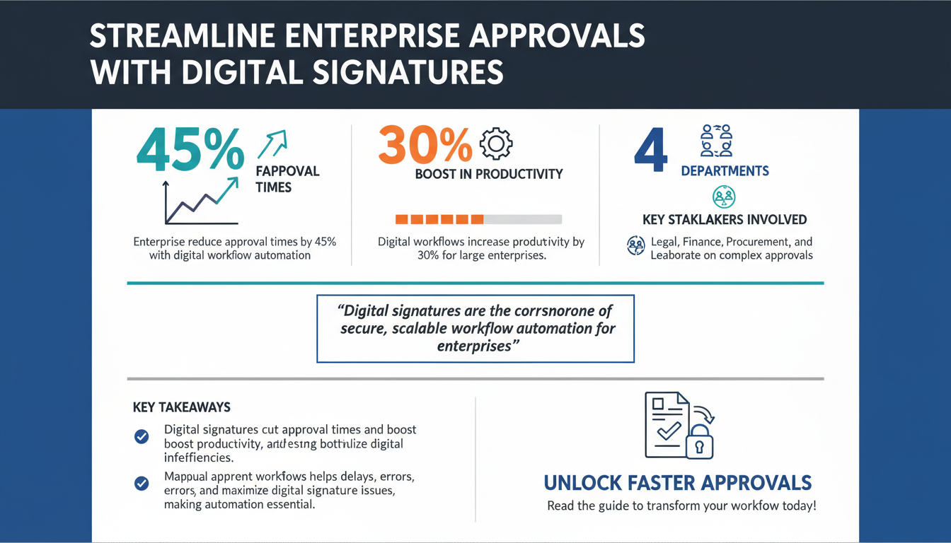 How Digital Signatures Simplify Multi-Layered Approval Processes for Large Enterprises