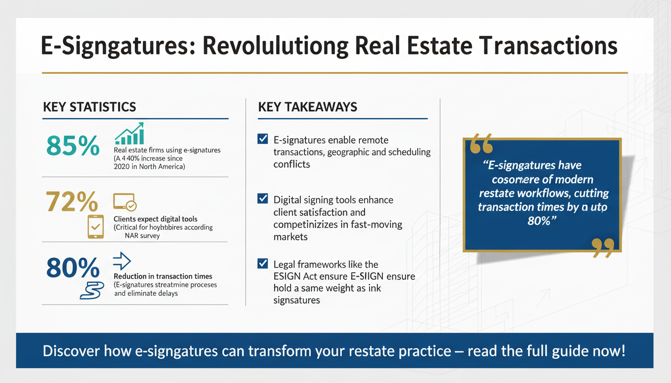 How E-Signatures Are Transforming Real Estate Transactions: A Step-by-Step Guide for Agents and Brokers