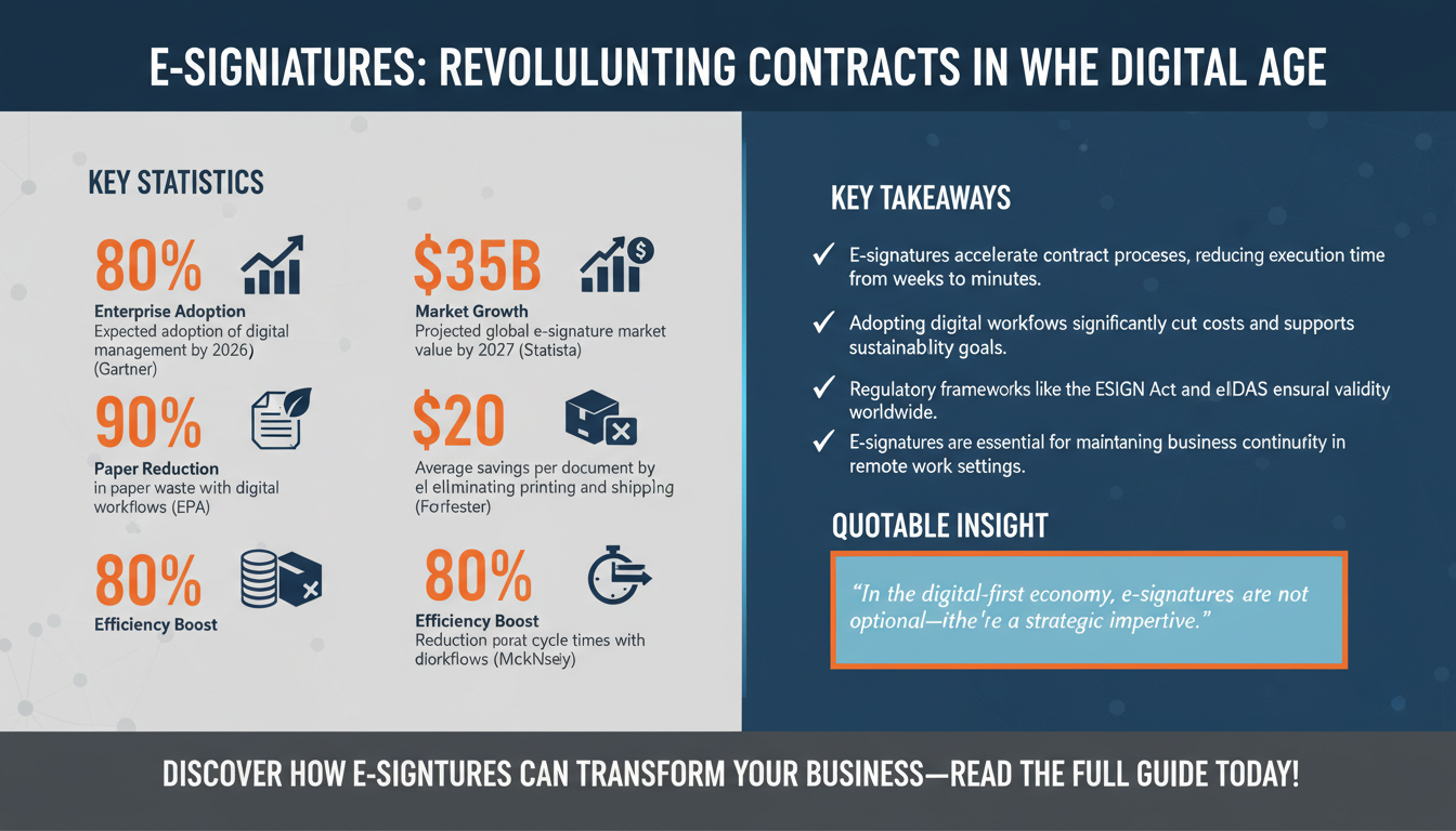 How Electronic Signatures Are Transforming Business Contracts: Benefits, Use Cases, and Best Practices