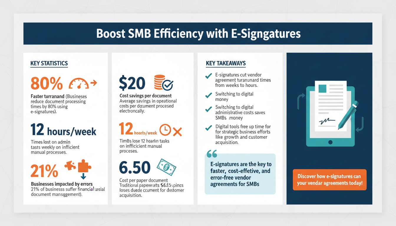 How Small and Medium Businesses Can Use Electronic Signatures to Simplify Vendor Agreements