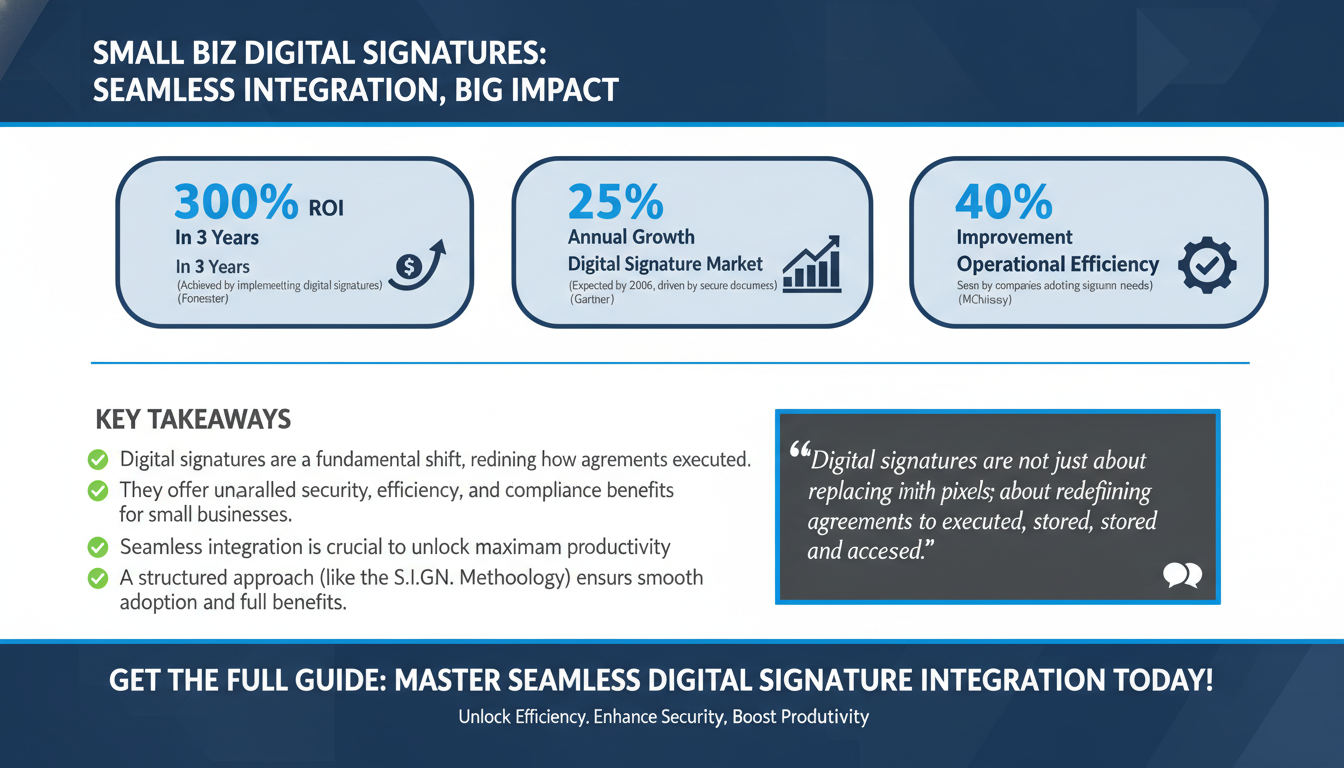 How Small Businesses Can Achieve Seamless Integration with Digital Signature Solutions