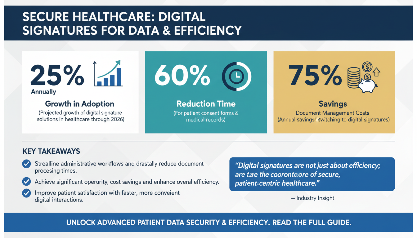 How to Implement Digital Signature Solutions in Healthcare for Improved Patient Data Security