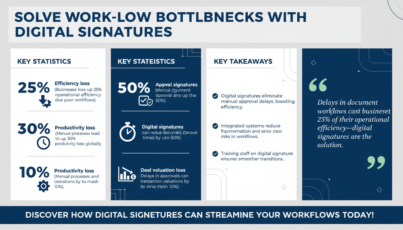 The 7 Most Common Document Workflow Bottlenecks and How Digital Signatures Can Solve Them