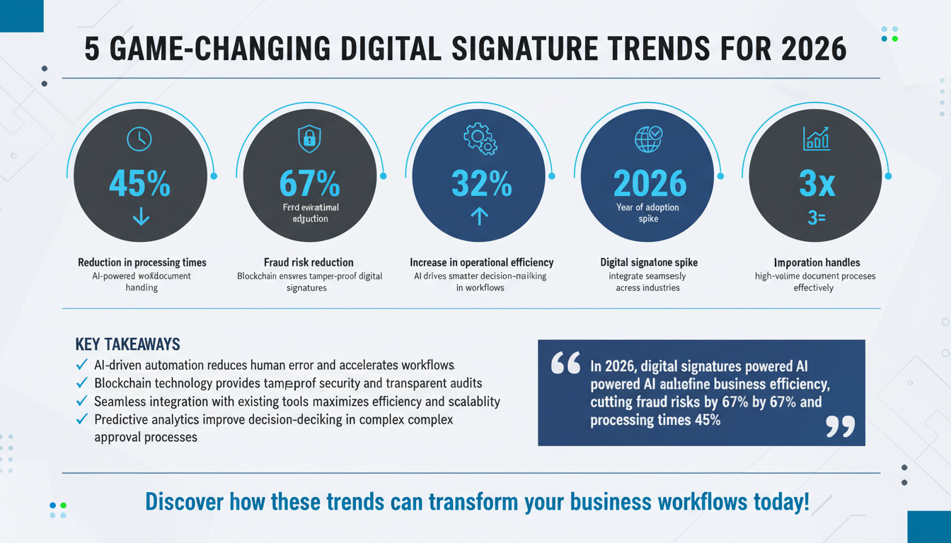 Top 5 Digital Signature Trends Shaping Business Efficiency in 2026
