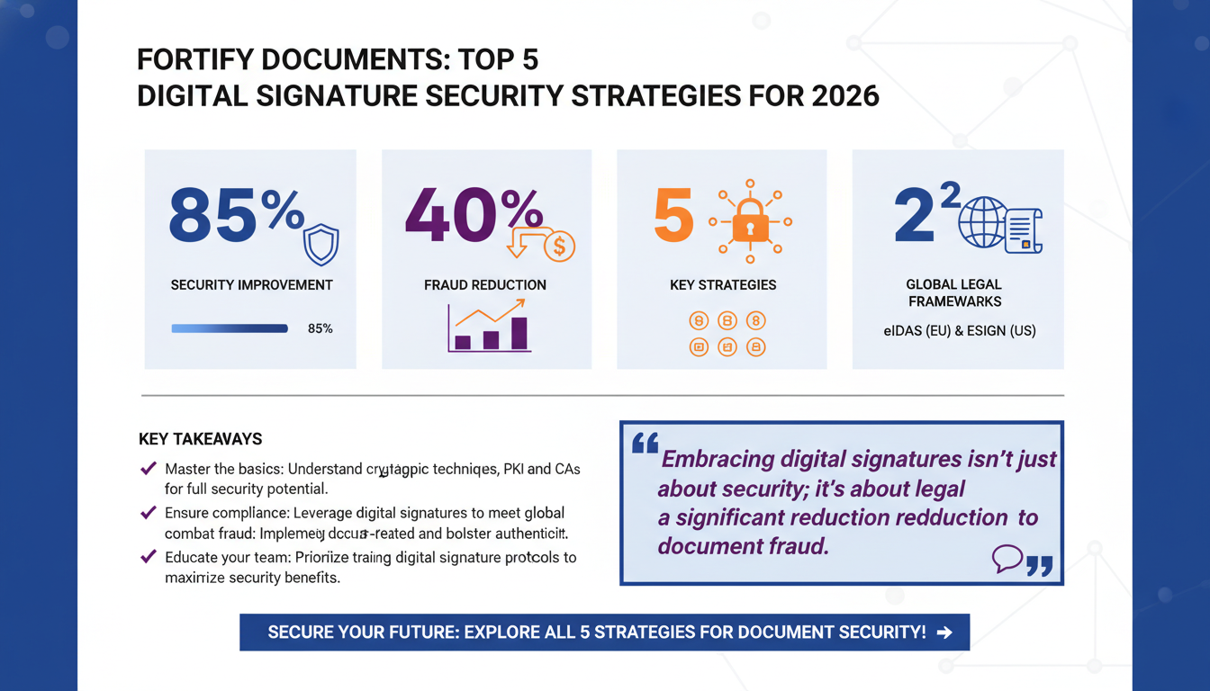 Top 5 Ways to Enhance Document Security with Digital Signatures in 2026
