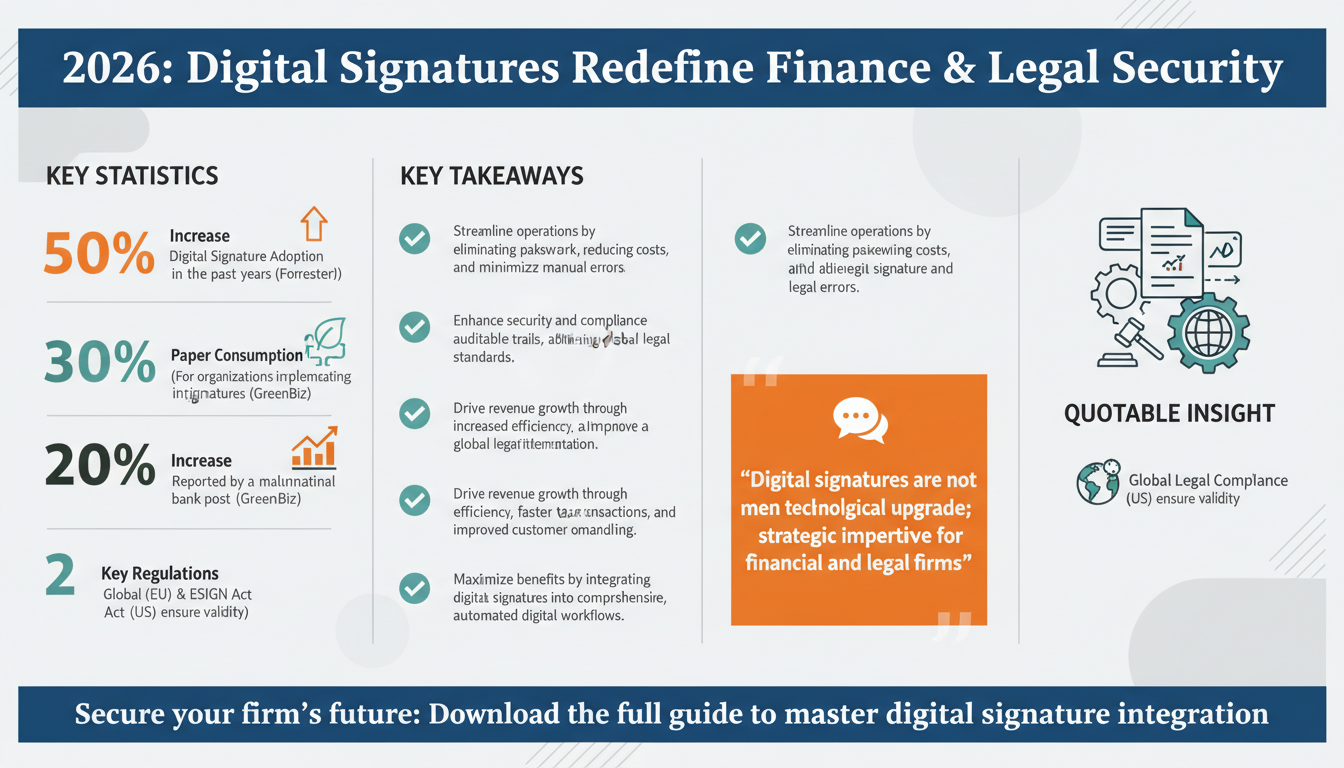 Why Secure Digital Signatures Are Essential in 2026: A Guide for Financial and Legal Firms